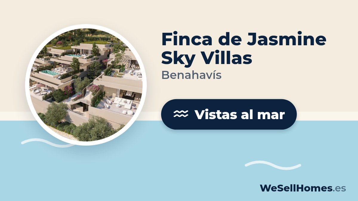 Finca de Jasmine Sky Villas, Benahavís: Vistas al mar
