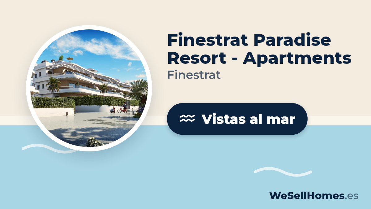 Finestrat Paradise Resort - Apartments, Finestrat: Vistas al mar