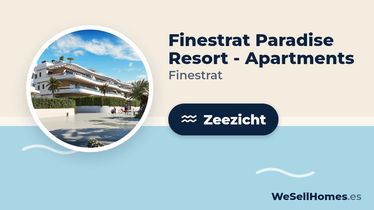 Finestrat Paradise Resort - Apartments, Finestrat: Zeezicht