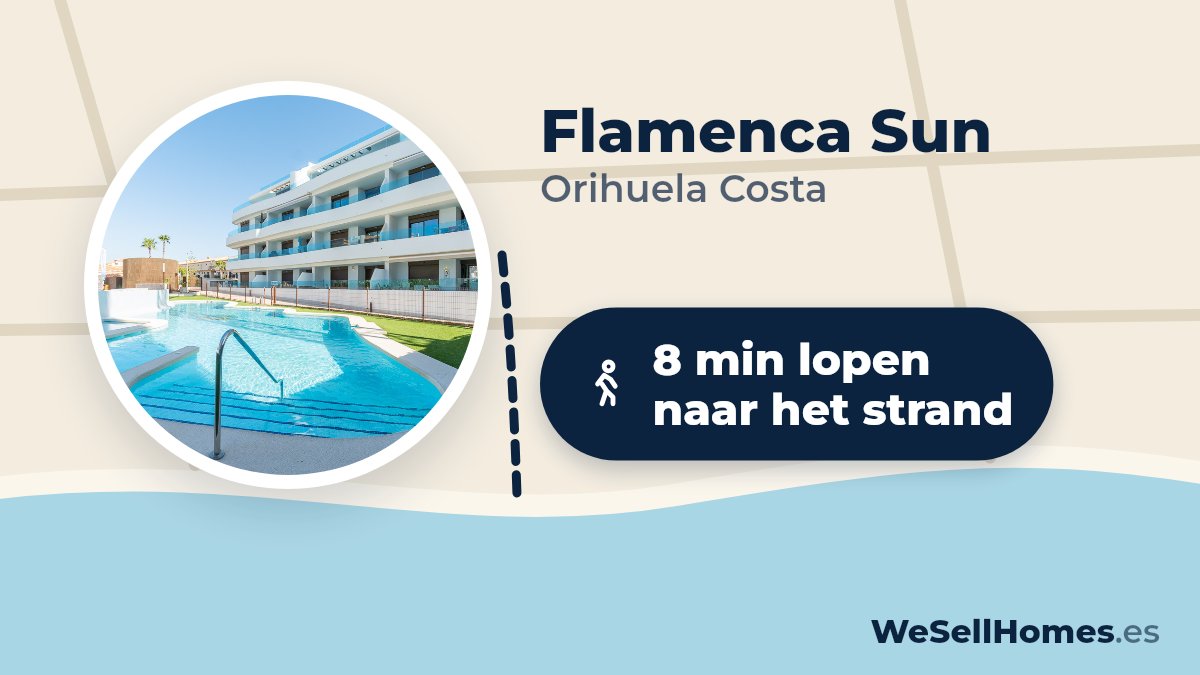 Flamenca Sun, Orihuela Costa: 8 min lopen naar het strand