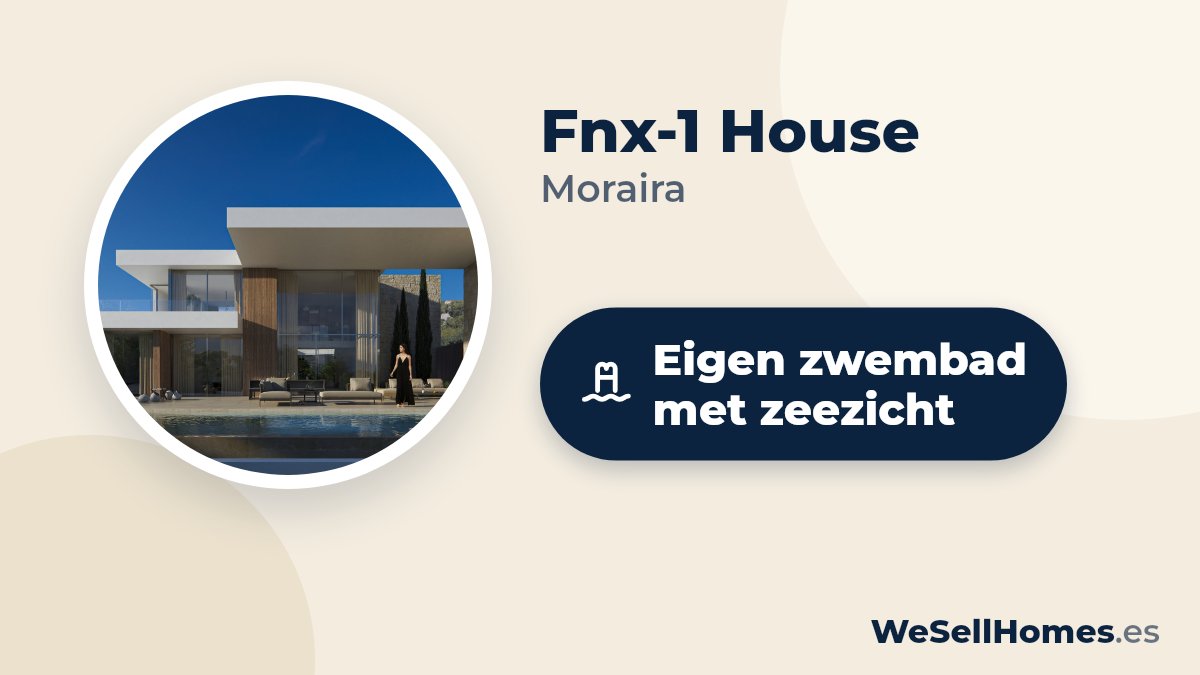 Fnx-1 House, Moraira: Eigen zwembad met zeezicht