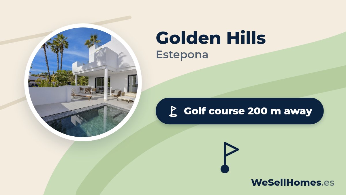 Golden Hills, Estepona: Golf course 200 m away