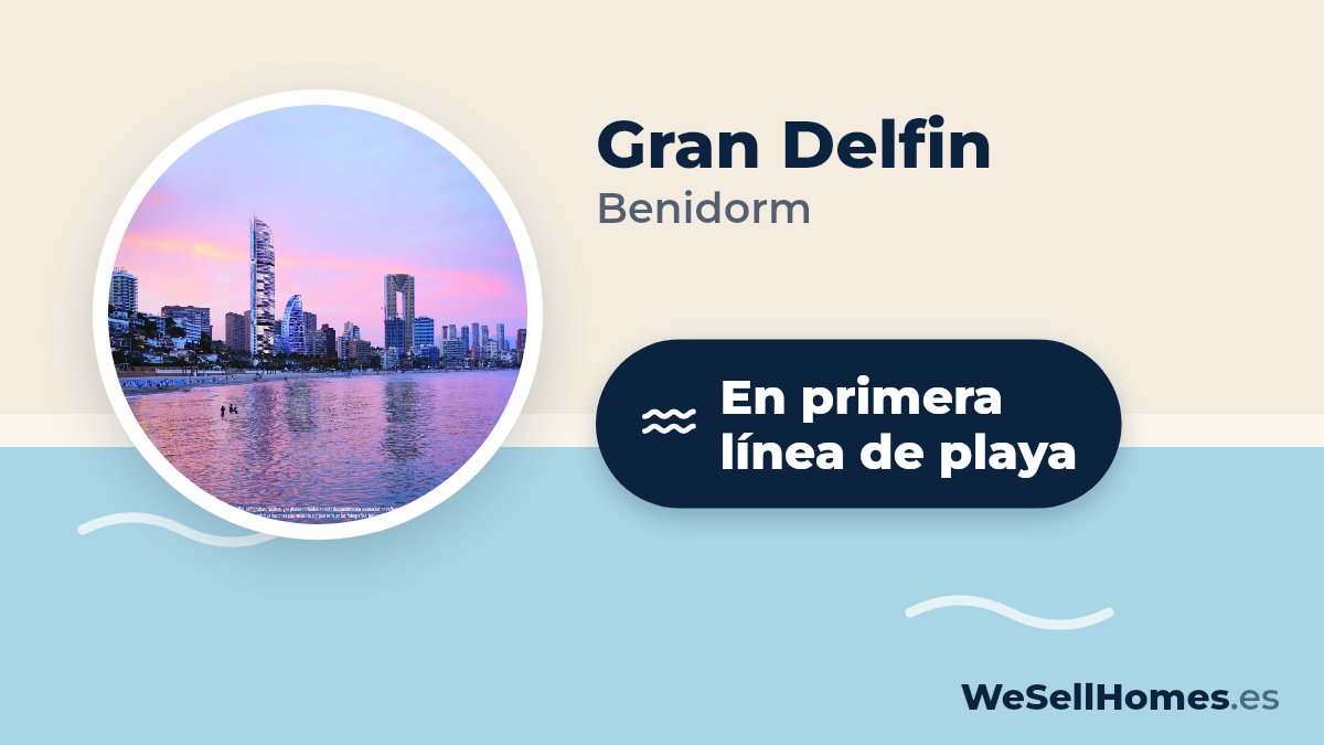 Gran Delfin, Benidorm: En primera línea de playa