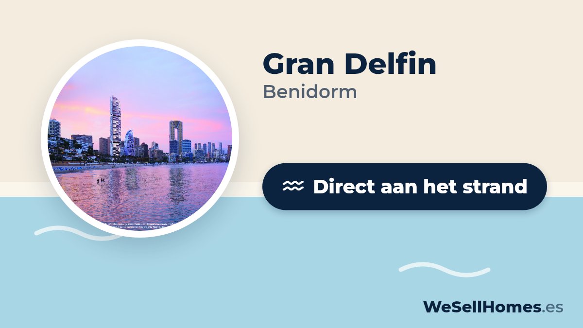 Gran Delfin, Benidorm: Direct aan het strand