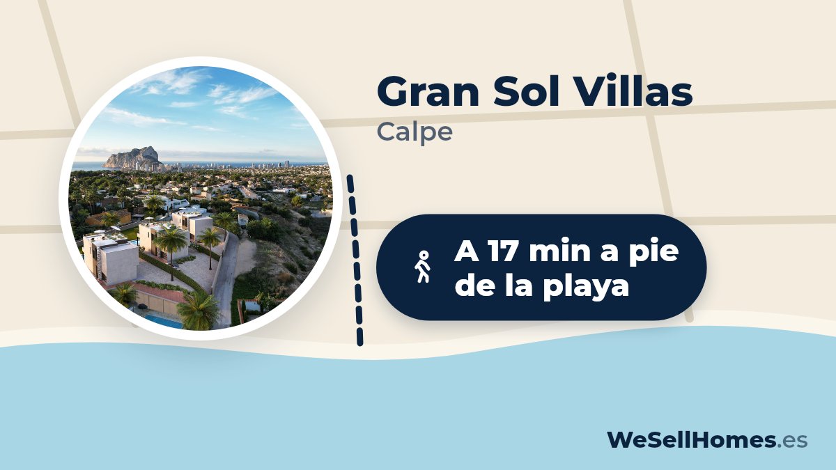 Gran Sol Villas, Calpe: A 17 min a pie de la playa