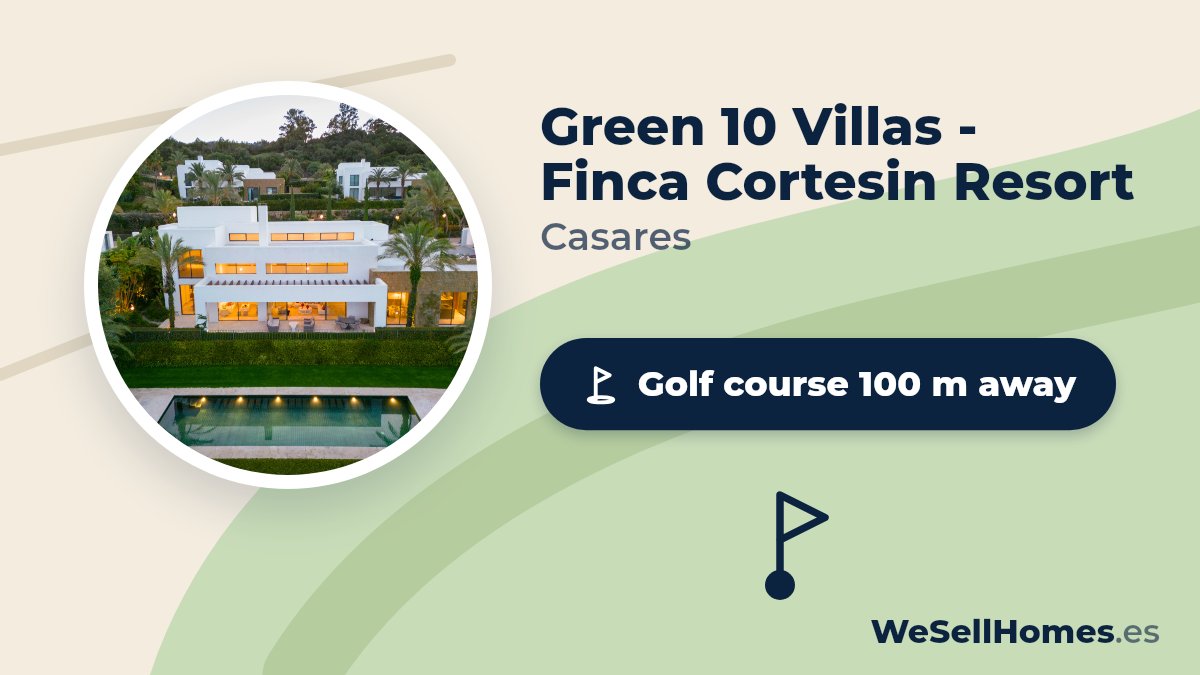 Green 10 Villas - Finca Cortesin Resort, Casares: Golf course 100 m away
