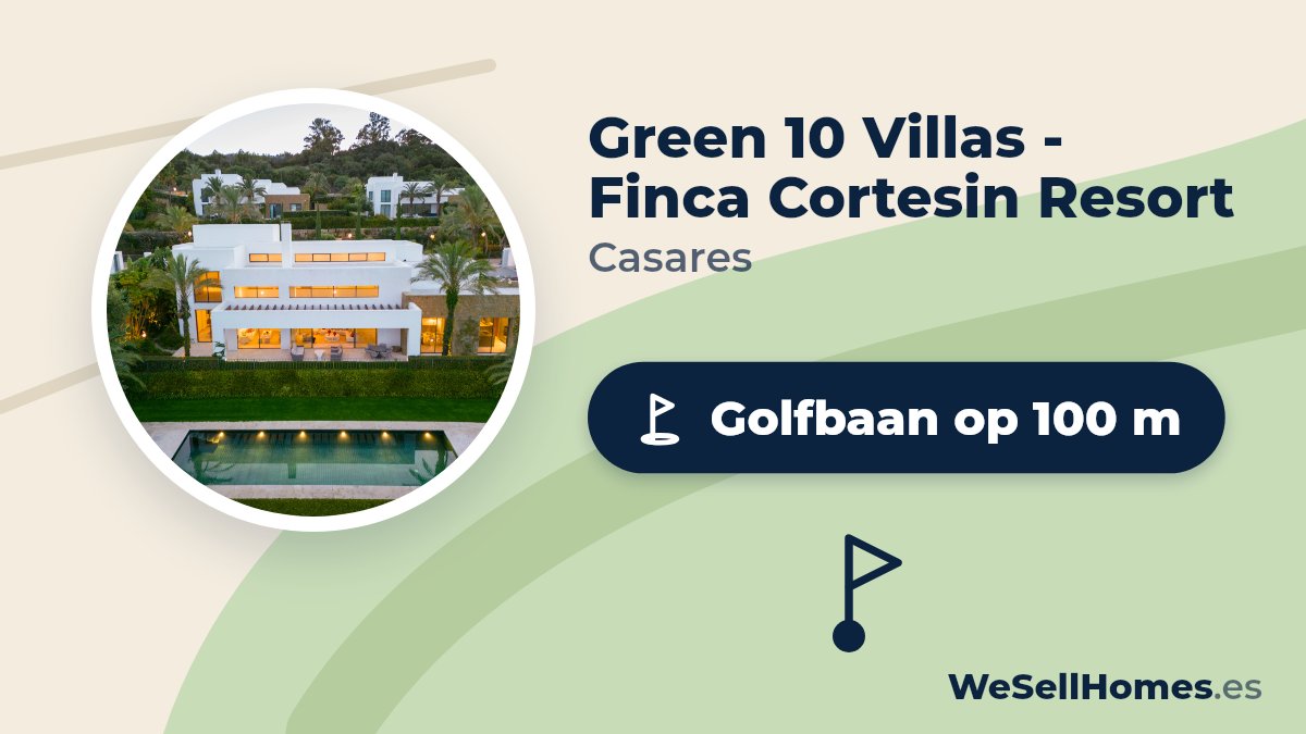 Green 10 Villas - Finca Cortesin Resort, Casares: Golfbaan op 100 m