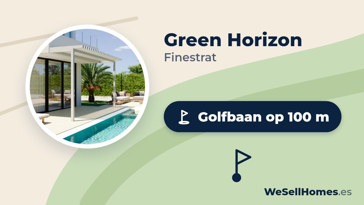 Green Horizon, Finestrat: Golfbaan op 100 m