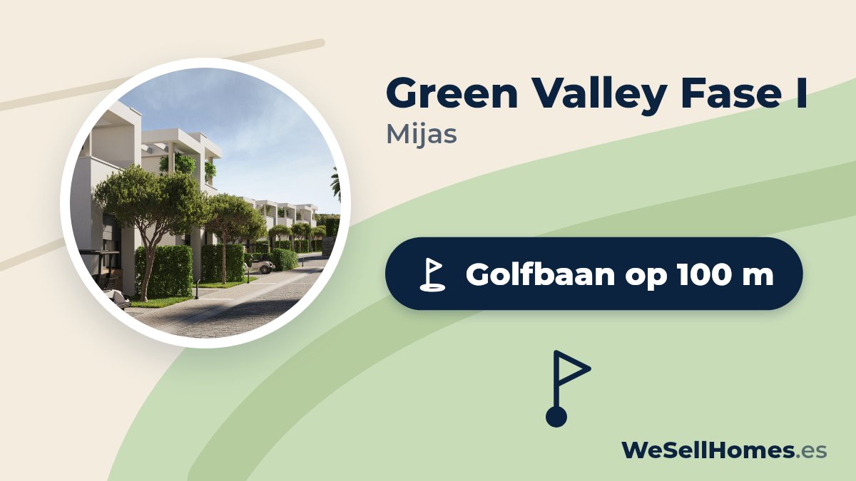 Green Valley Fase I, Mijas: Golfbaan op 100 m