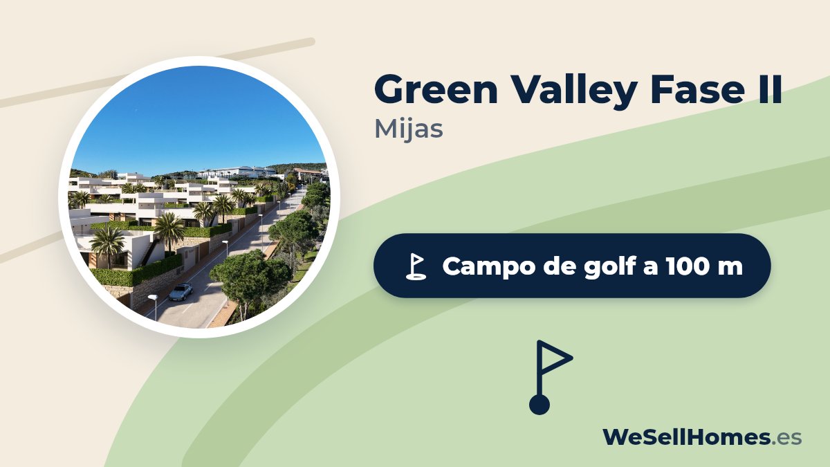 Green Valley Fase II, Mijas: Campo de golf a 100 m