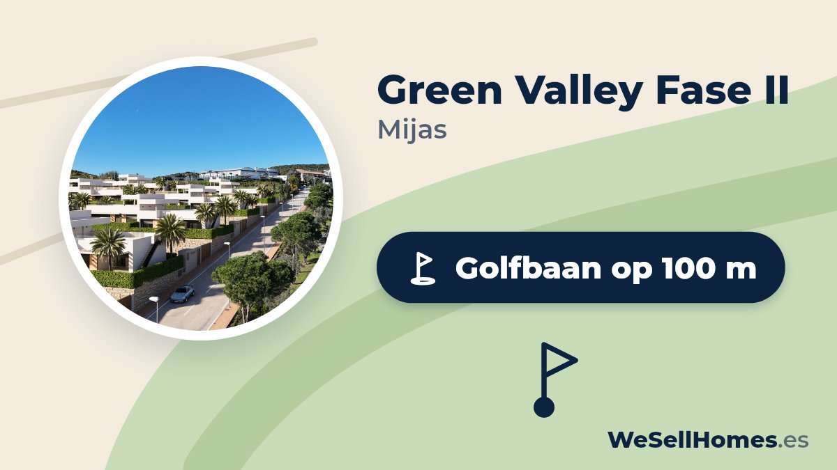 Green Valley Fase II, Mijas: Golfbaan op 100 m