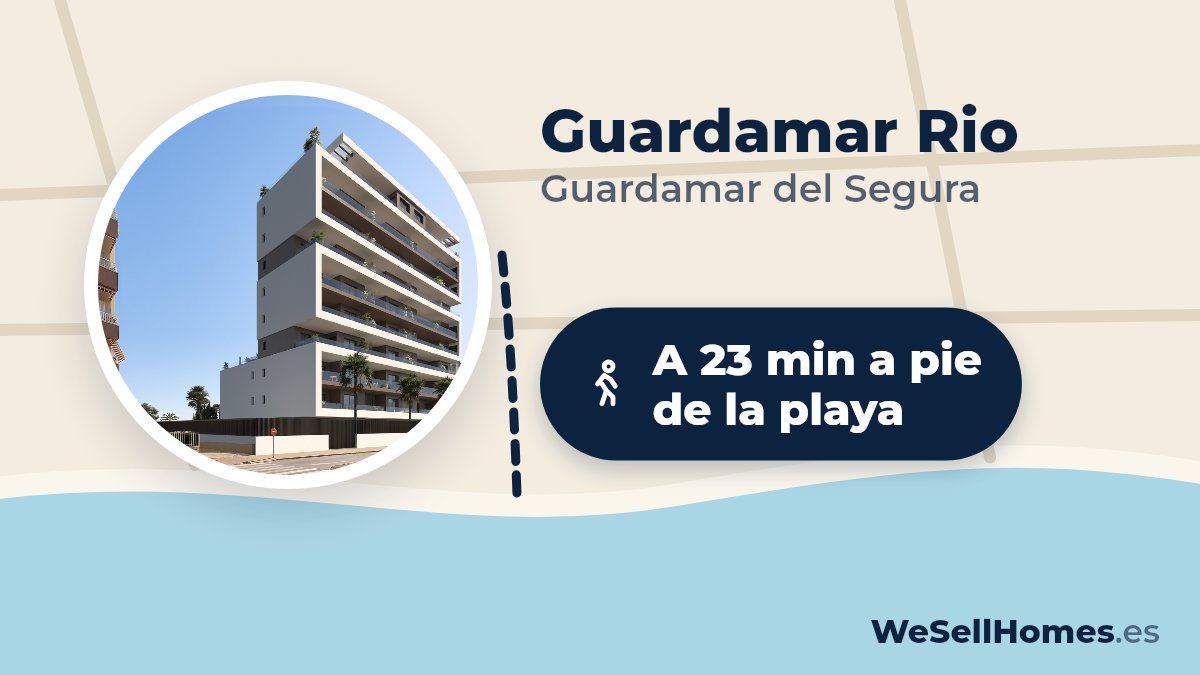 Guardamar Rio, Guardamar del Segura: A 23 min a pie de la playa