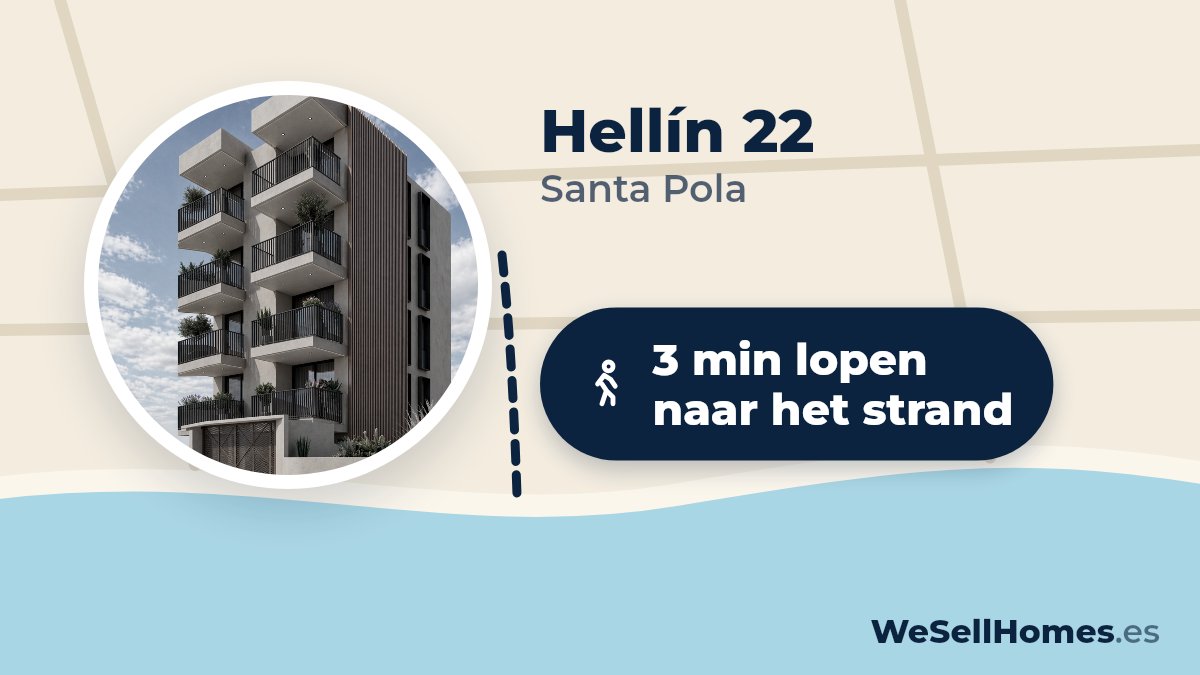 Hellín 22, Santa Pola: 3 min lopen naar het strand