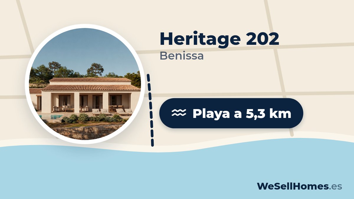 Heritage 202, Benissa: Playa a 5,3 km