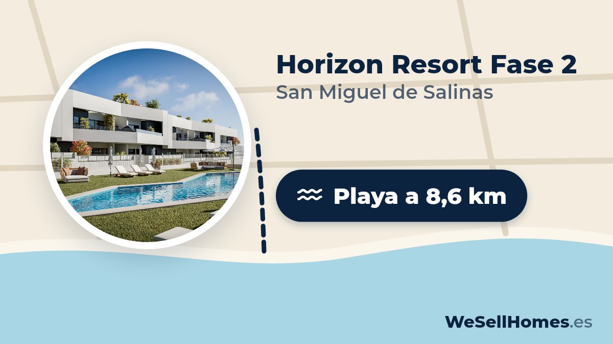 Horizon Resort Fase 2, San Miguel de Salinas: Playa a 8,6 km