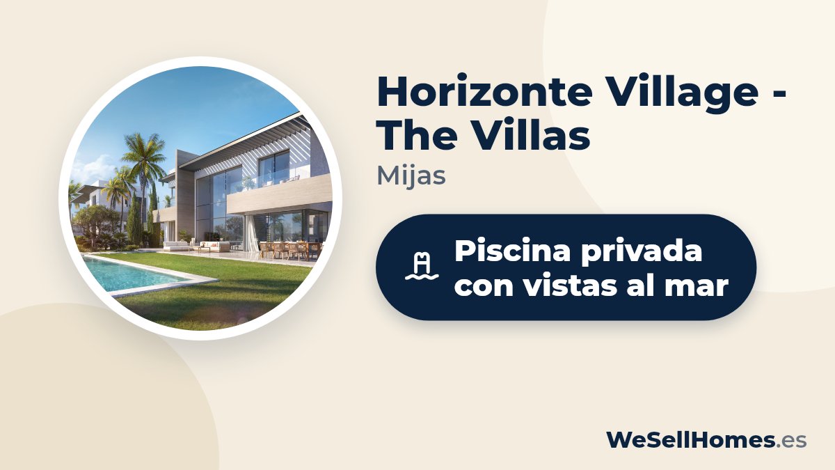 Horizonte Village - The Villas, Mijas: Piscina privada con vistas al mar