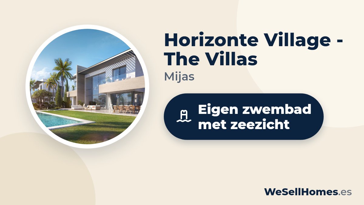 Horizonte Village - The Villas, Mijas: Eigen zwembad met zeezicht