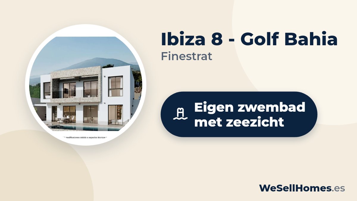Ibiza 8 - Golf Bahia, Finestrat: Eigen zwembad met zeezicht