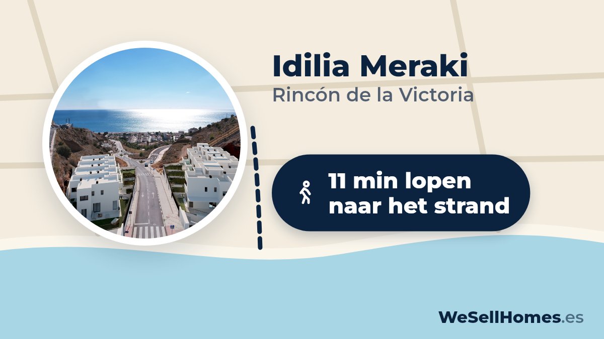 Idilia Meraki, Rincón de la Victoria: 11 min lopen naar het strand