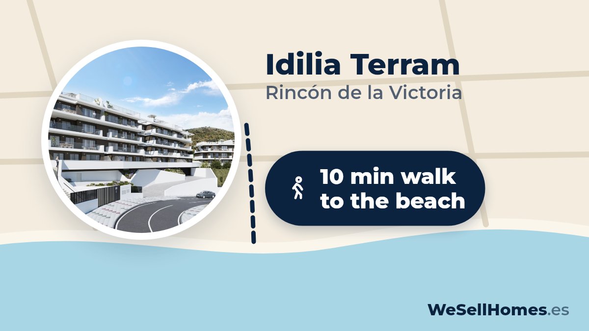 Idilia Terram, Rincón de la Victoria: 10 min walk to the beach