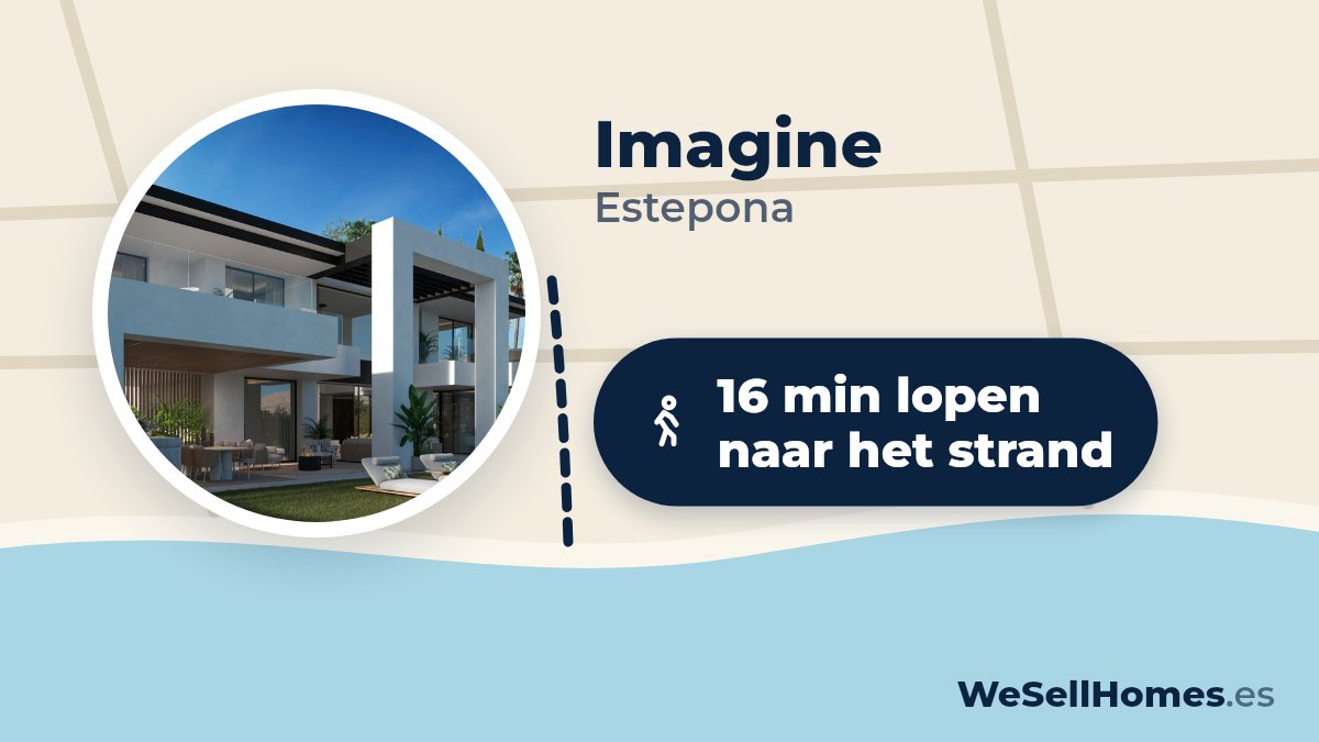 Imagine, Estepona: 16 min lopen naar het strand