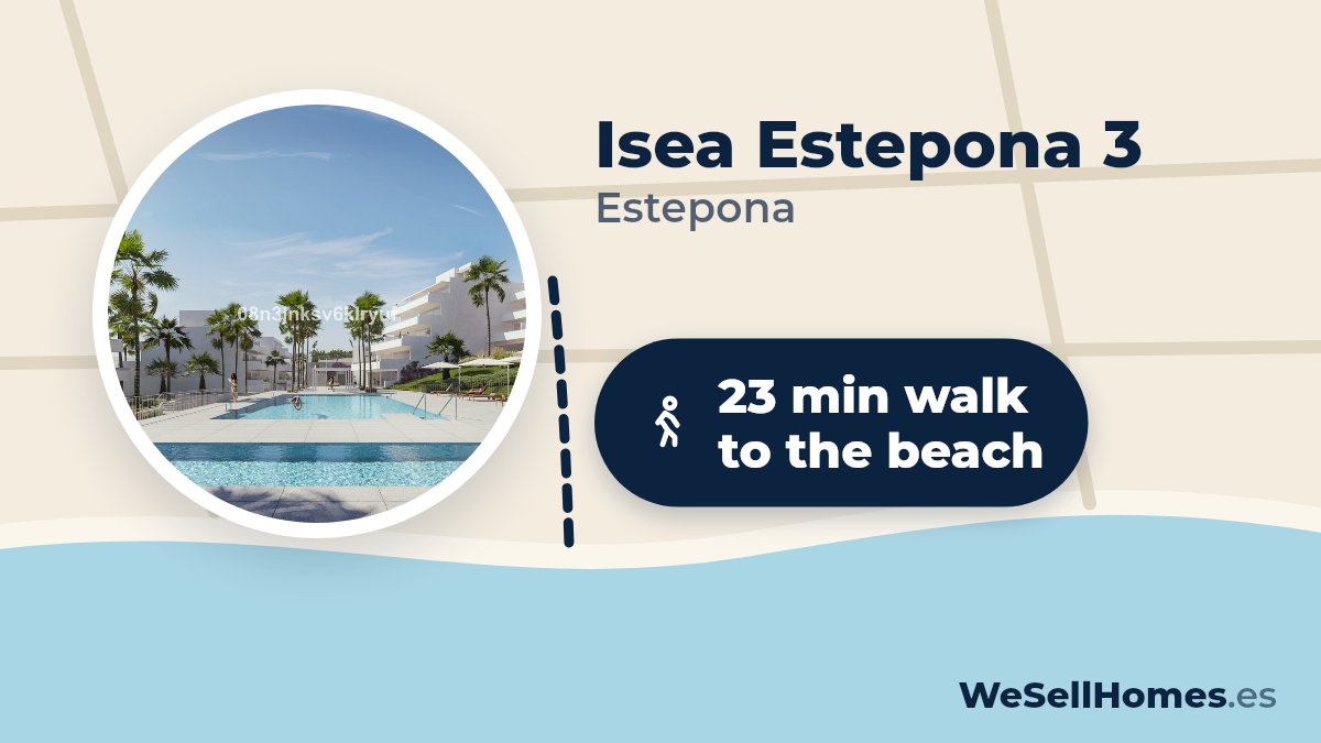 Isea Estepona 3, Estepona: 23 min walk to the beach