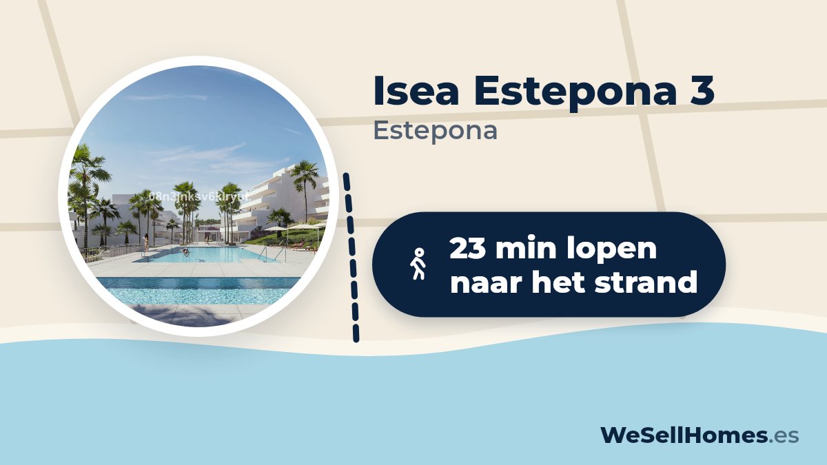 Isea Estepona 3, Estepona: 23 min lopen naar het strand
