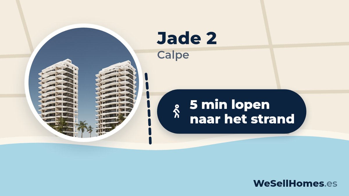 Jade 2, Calpe: 5 min lopen naar het strand