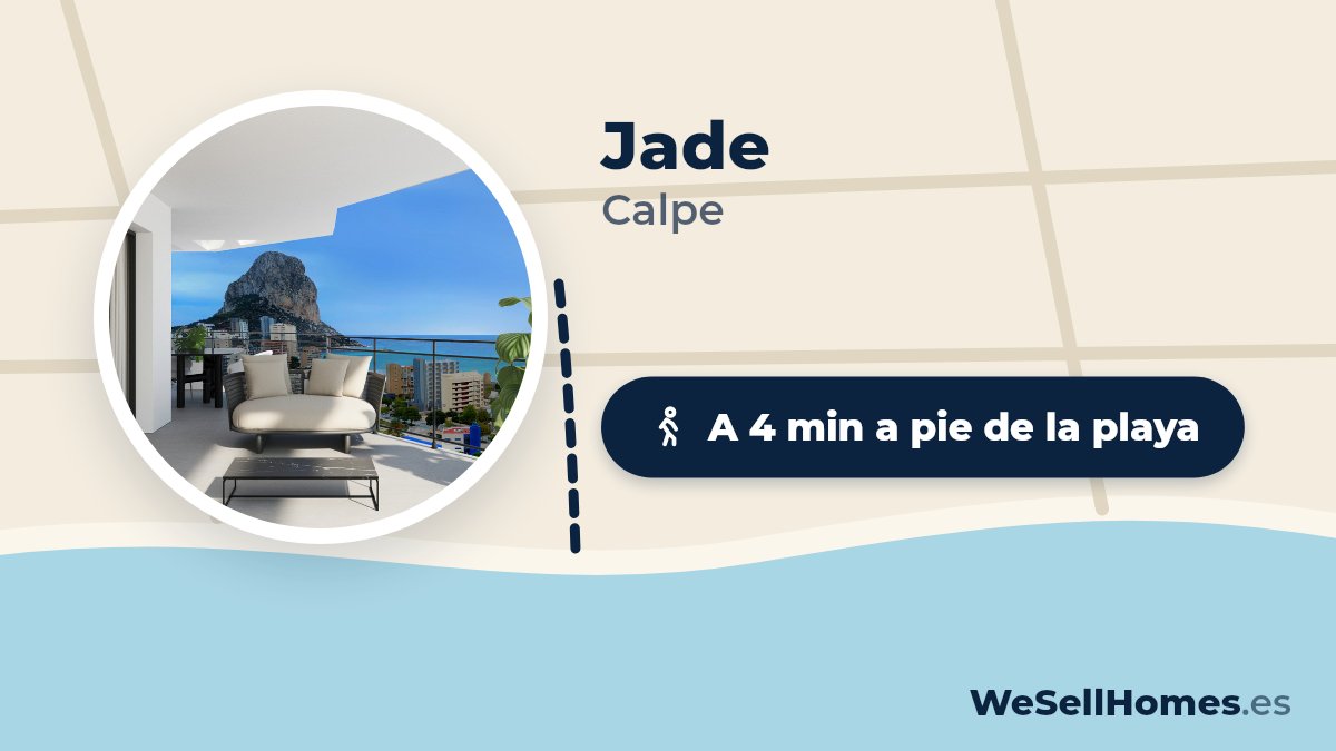 Jade, Calpe: A 4 min a pie de la playa