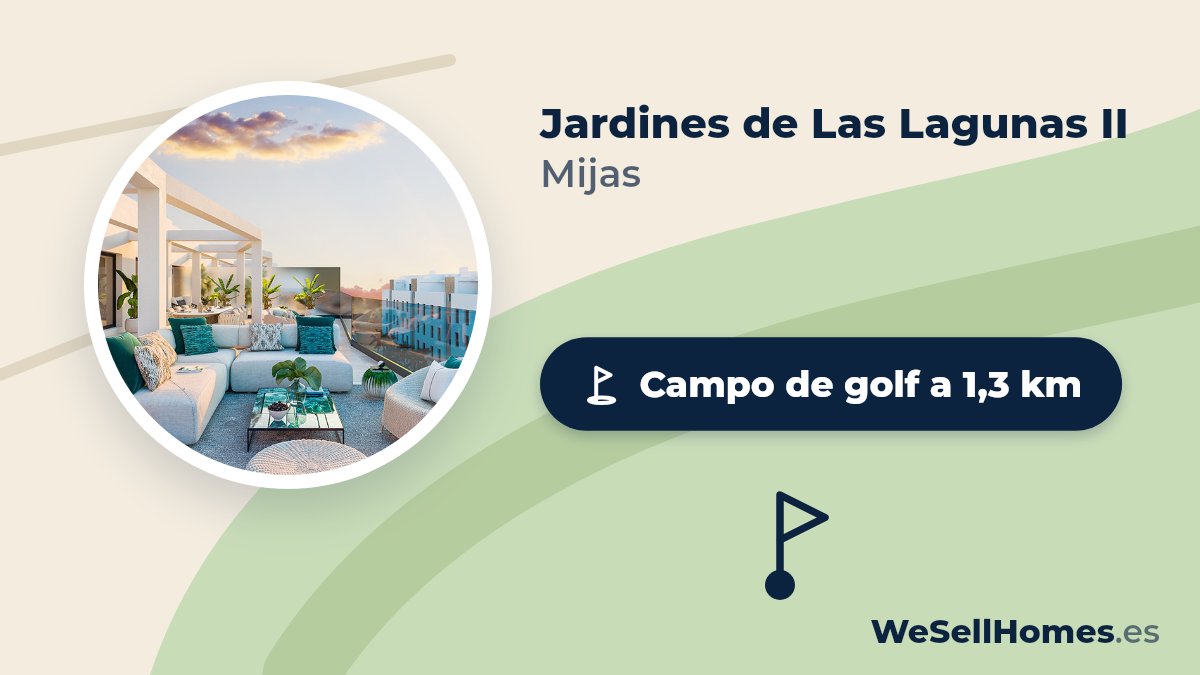 Jardines de Las Lagunas II, Mijas: Campo de golf a 1,3 km