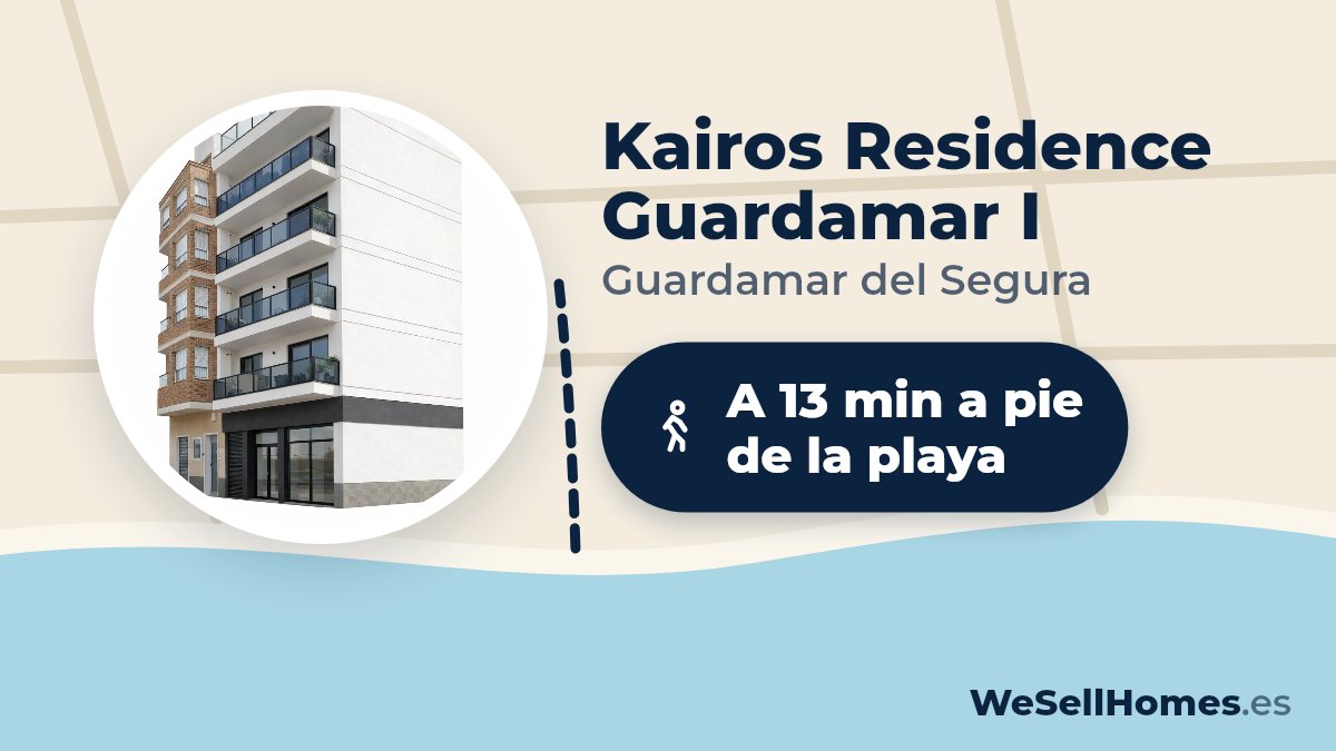 Kairos Residence Guardamar I, Guardamar del Segura: A 13 min a pie de la playa