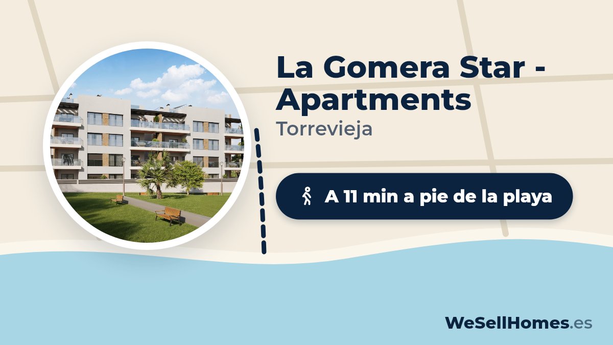 La Gomera Star - Apartments, Torrevieja: A 11 min a pie de la playa