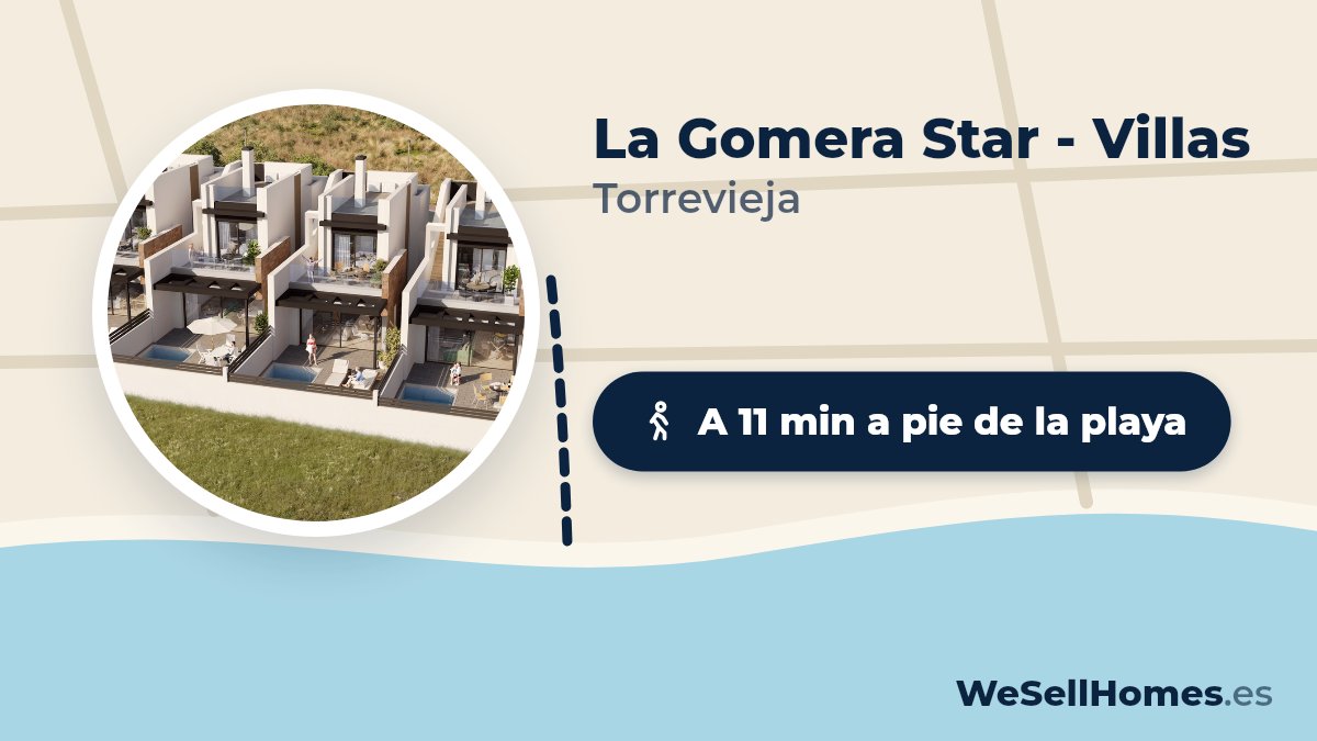 La Gomera Star - Villas, Torrevieja: A 11 min a pie de la playa
