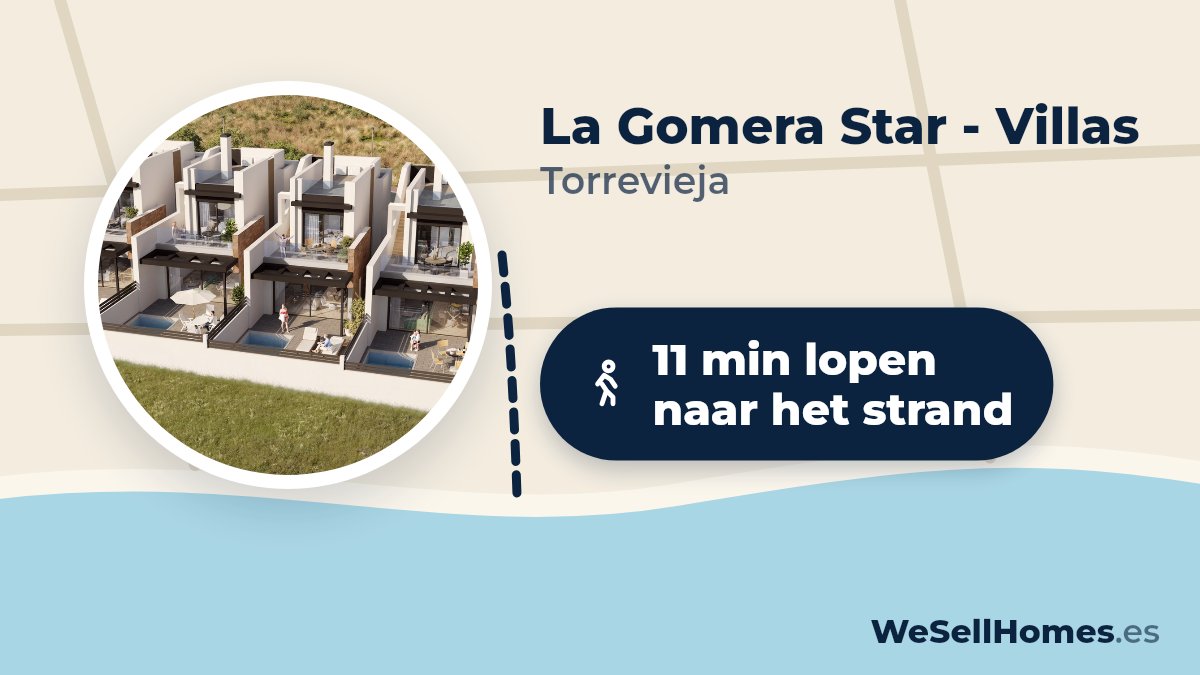 La Gomera Star - Villas, Torrevieja: 11 min lopen naar het strand