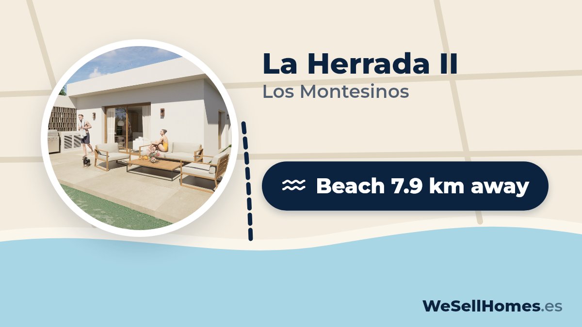 La Herrada II, Los Montesinos: Beach 7.9 km away