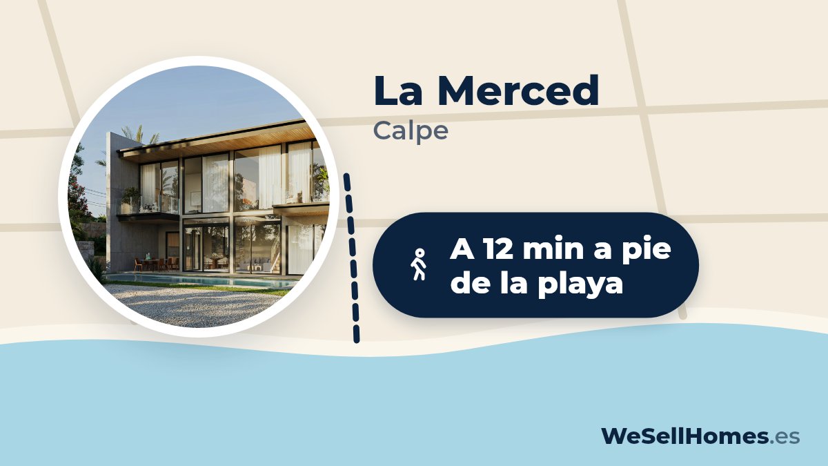 La Merced, Calpe: A 12 min a pie de la playa