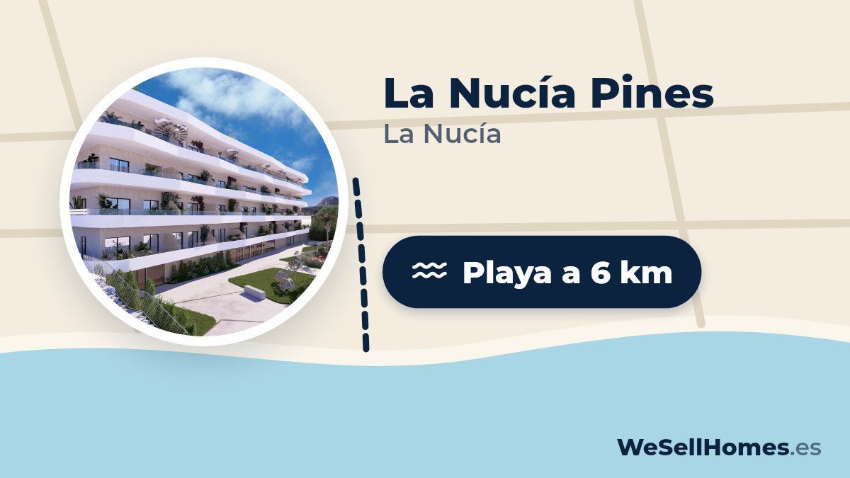 La Nucía Pines, La Nucía: Playa a 6 km