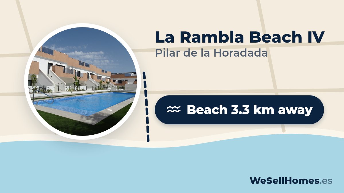 La Rambla Beach IV, Pilar de la Horadada: Beach 3.3 km away