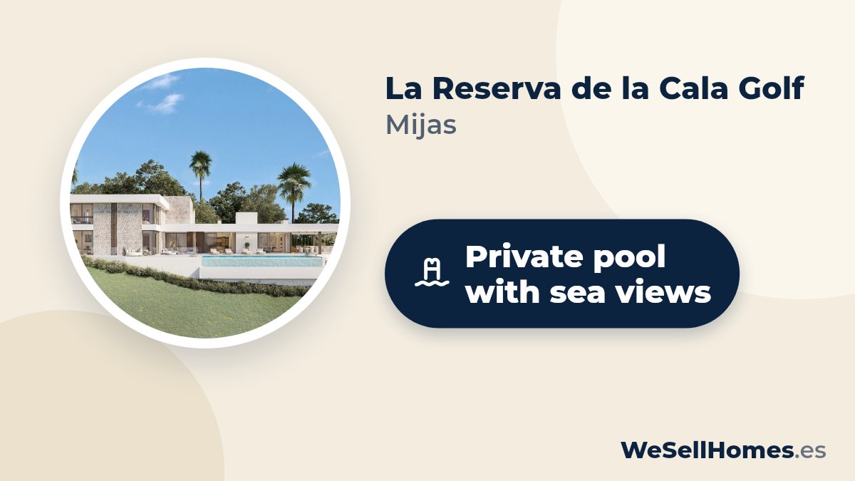 La Reserva de la Cala Golf, Mijas: Private pool with sea views