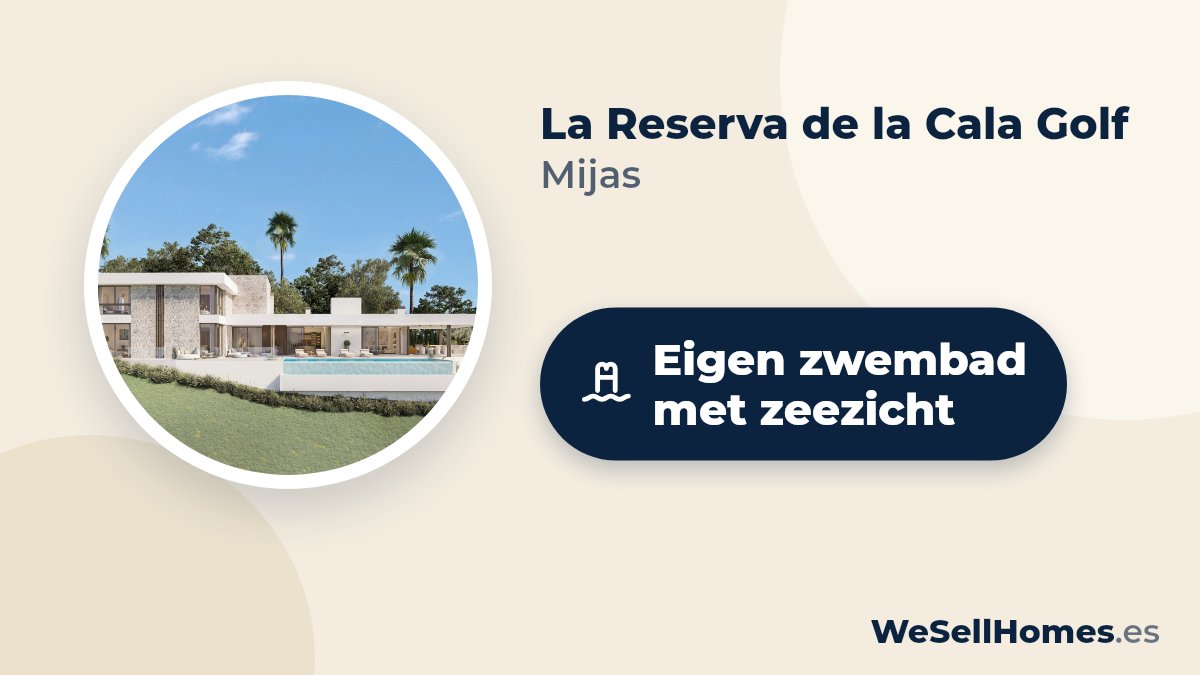 La Reserva de la Cala Golf, Mijas: Eigen zwembad met zeezicht