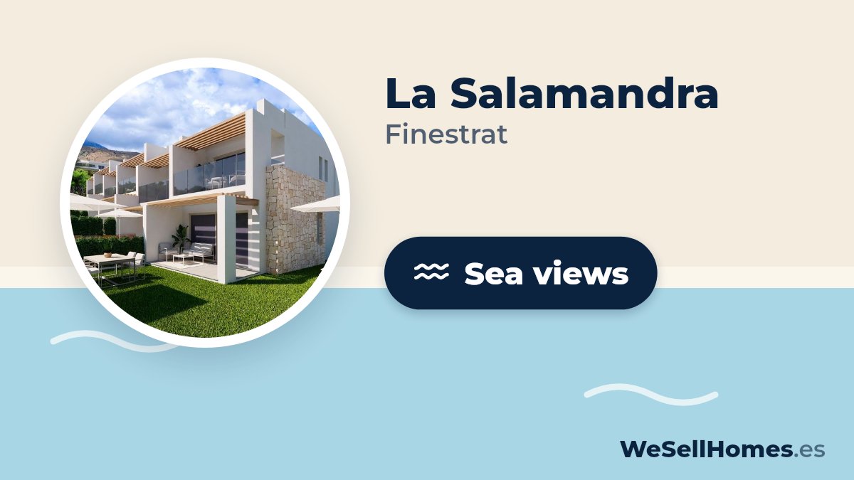 La Salamandra, Finestrat: Sea views