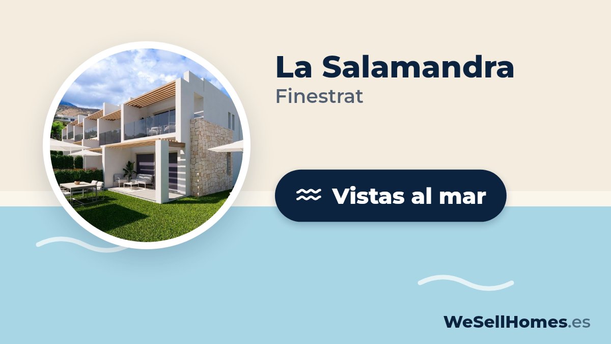 La Salamandra, Finestrat: Vistas al mar