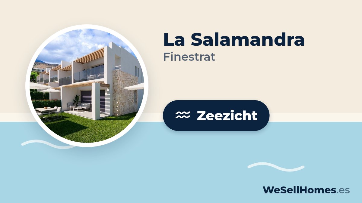 La Salamandra, Finestrat: Zeezicht