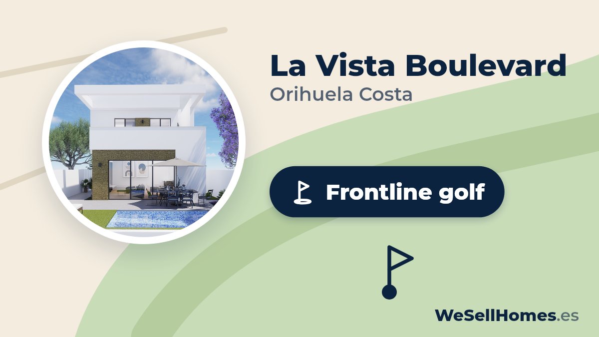 La Vista Boulevard, Orihuela Costa: Frontline golf