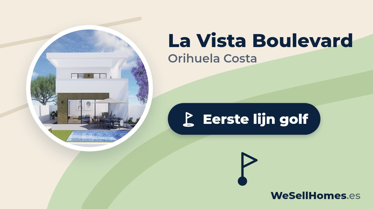 La Vista Boulevard, Orihuela Costa: Eerste lijn golf