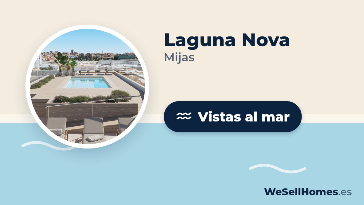 Laguna Nova, Mijas: Vistas al mar
