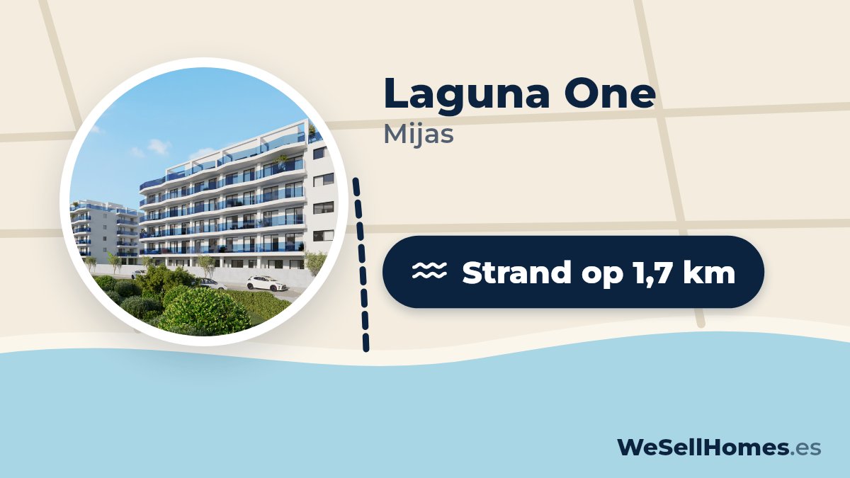 Laguna One, Mijas: Strand op 1,7 km
