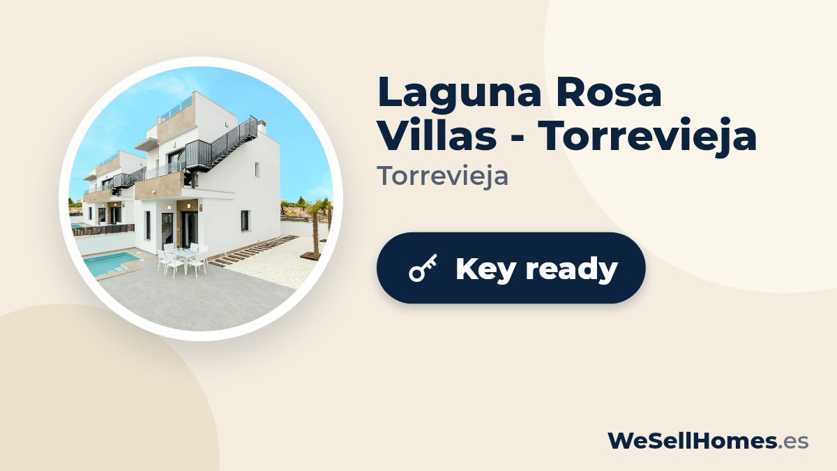 Laguna Rosa Villas - Torrevieja, Torrevieja: Key ready