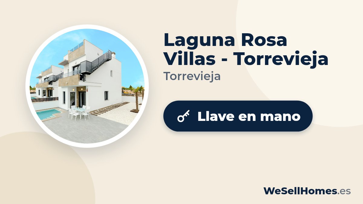 Laguna Rosa Villas - Torrevieja, Torrevieja: Llave en mano