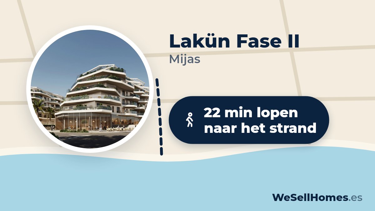 Lakün Fase II, Mijas: 22 min lopen naar het strand